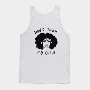 Don’t touch my curls Tank Top